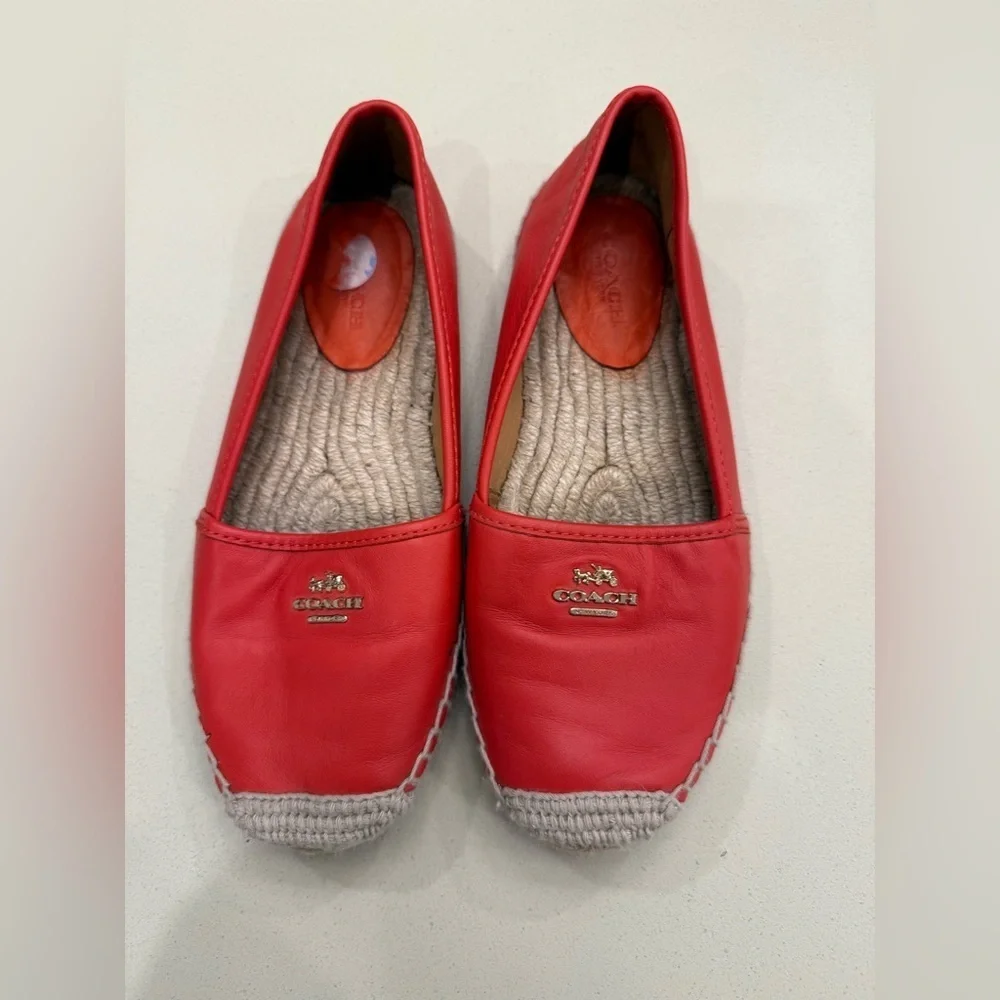 Coach Leather Espadrilles